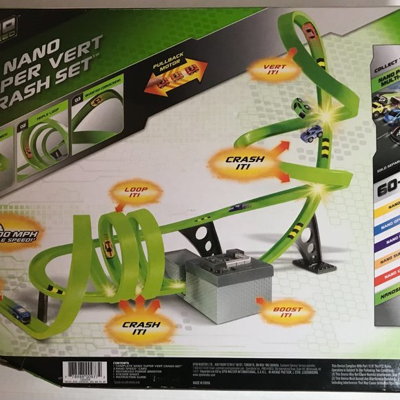 Nano Speed Super Vert Crash Play Set - Picture 5 of 12